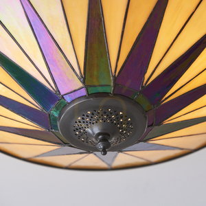 Plafond Mörk stjärna Tiffany Multicolor 70240 Interiör small 1