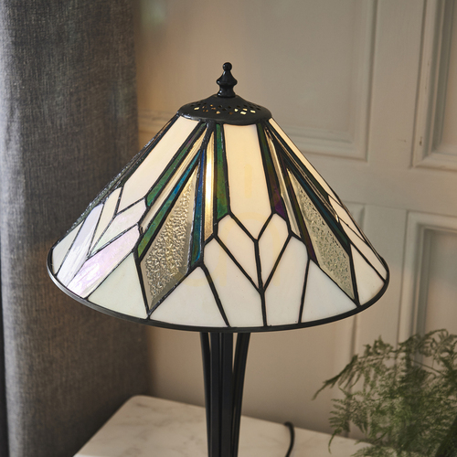 Kontrollera Astoria Tiffany bordslampa Multicolor 70365 Inredning.