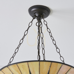 Tiffany pendellampa Multicolor mörk stjärna Interiors 70754 small 8