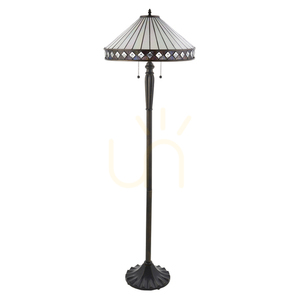 Stående lampa Interiors Fargo Tiffany flerfärgad 70936 small 9