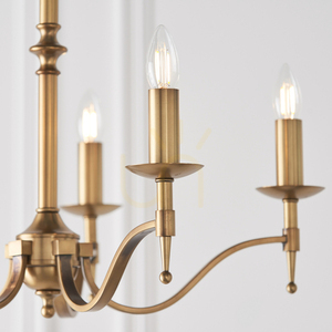 Stanford mässing hängande lampa CA1P5B Inredning. small 4