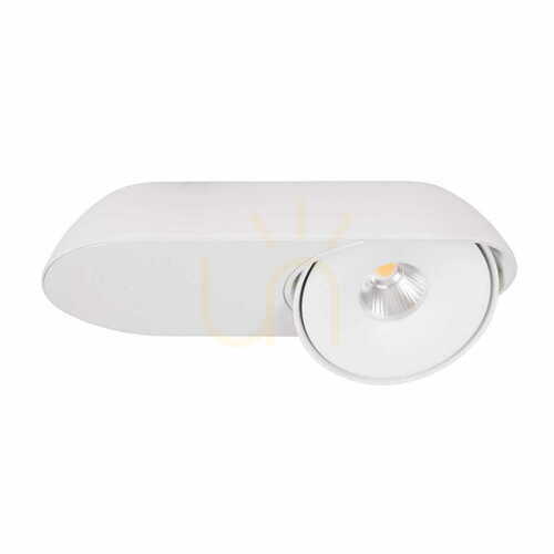 Kontrollera Plafond Max Light Vector C0267 vit LED 10W 3000K aluminium 20,6 cm