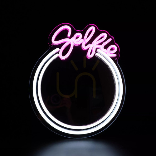 Kontrollera NEON SPEGEL FM-MT07 LED
