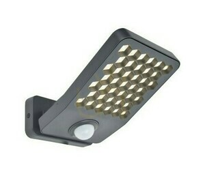 Utomhusvägglampa Lutec Atlantis LED 14W 2000lm grå aluminium IP54 small 0