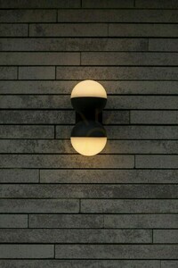 Vägglampa för utomhusbruk Lutec LOOMA grå aluminium LED 7,8W 5138003118 small 5