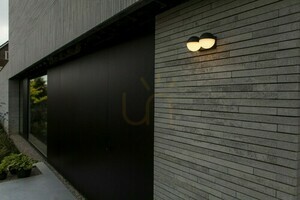 Vägglampa för utomhusbruk Lutec LOOMA grå aluminium LED 7,8W 5138003118 small 7