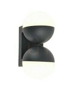 Vägglampa för utomhusbruk Lutec LOOMA grå aluminium LED 7,8W 5138003118 small 0