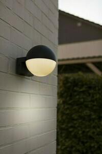 Vägglampa för utomhusbruk Lutec LOOMA grå aluminium 5138001118 small 2