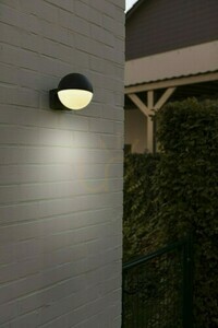 Vägglampa för utomhusbruk Lutec LOOMA grå aluminium 5138001118 small 3
