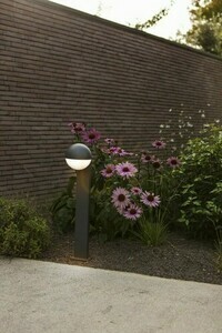 Vägglampa för utomhusbruk Lutec Looma grå aluminium 70 cm 7138001118 small 3