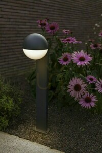 Vägglampa för utomhusbruk Lutec Looma grå aluminium 70 cm 7138001118 small 4