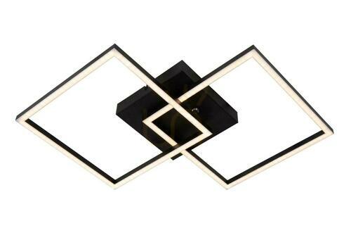 Kontrollera Plafond Lucide Arianne svart LED 41 cm 53103/22/30