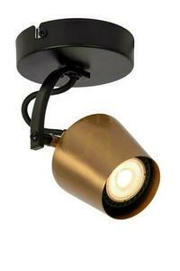 Plafond Lucide EMILE guld/svart metall GU10 10,5 cm 51901/01/02 small 0