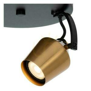 Plafond Lucide EMILE guld svart metall 2xGU10 20 cm 51901/02/02 small 4