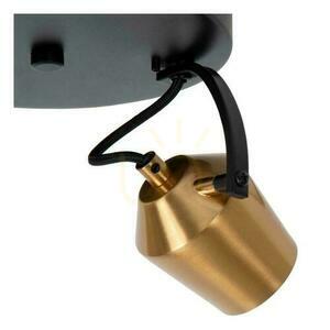 Plafond Lucide EMILE guld svart metall 2xGU10 20 cm 51901/02/02 small 5
