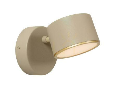 Kontrollera Vägglampa Lucide GIAN brun metall LED 9W dimbar 44217/08/41