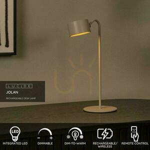 Uppladdningsbar Lucide JOLAN skrivbordslampa LED 3,5 W taupe 46619/03/41 small 2