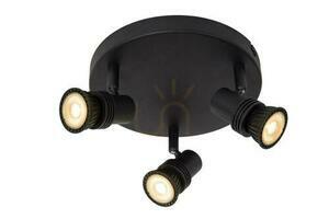Lucide KIANTI svart takspotlight med 3 vridbara GU10-spotar, metall, Ø 21 cm 53901/13/30 small 7