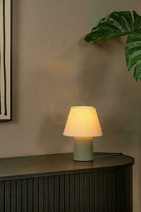 Bordslampa Lucide MACIA grön beige keramik linne Japandi 06527/01/33 small 2