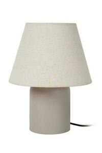 Bordslampa Lucide MACIA beige keramik linne Japandi 06527/01/38 small 1