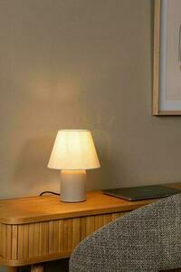 Bordslampa Lucide MACIA beige keramik linne Japandi 06527/01/38 small 2