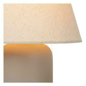Bordslampa Lucide MACIA beige keramik linne Japandi 06527/01/38 small 3