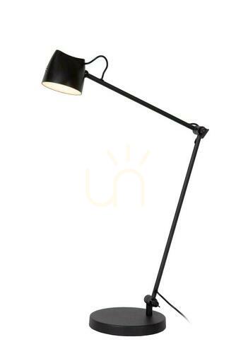 Kontrollera Golvlampa Lucide MILNE svart LED metall dimbar 44616/06/30