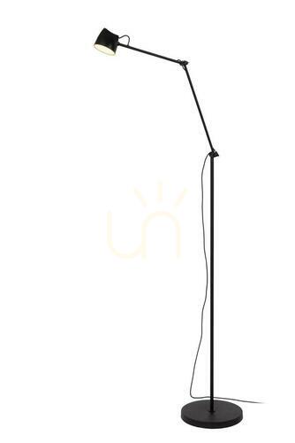 Kontrollera Golvlampa Lucide MILNE svart LED dimbar 143 cm 44716/06/30