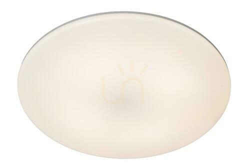 Kontrollera Plafond Lucide OLSON vit LED 24W 29 cm dimbar 79190/24/61