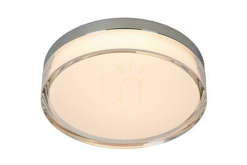Kontrollera Plafond Lucide PLANO LED 23 cm silver IP44 78151/12/61
