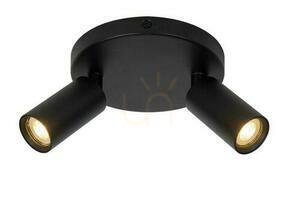 Plafond Lucide RITMO svart aluminium 2-ljus MR11 09942/12/30 small 0