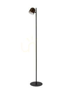 Uppladdningsbar golvlampa Lucide SKANSKA RECH LED 3 W, kaffe, IP44, 137 cm small 1