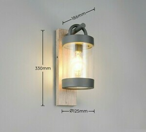 Trio SAMBESI vägglampa för utomhusbruk 204160135 small 4