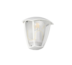 Trio VENTA vägglampa för utomhusbruk 263260331, matt vit, E27 small 6