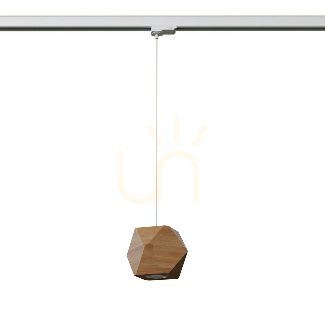 Woody Pendellampa i naturligt trä Gu10 3000 K 7 W 510lm #W
