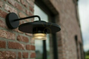Vägglampa utomhus Lutec Plato svart LED 7W aluminium 5213402012 small 3