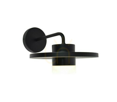 Kontrollera Vägglampa utomhus Lutec Plato svart LED 7W aluminium 5213402012