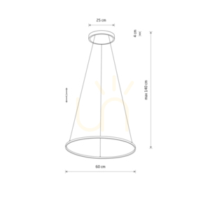 CIRCOLO LED-pendellampa M 11604 Nowodvorski small 6