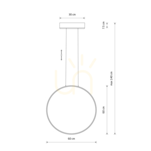 CIRCOLO LED-pendellampa M 11605 Nowodvorski small 6