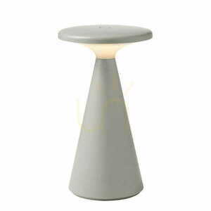 Bordslampa Max Light Funghi T0064 grå 20 cm IP44 LED dimbar small 0