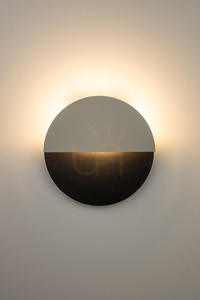 Vägglampa Sigma LUNA S svart/gråbeige LED 7W 350 lm 40859 small 1