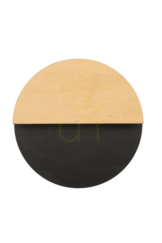 Kontrollera Vägglampa Sigma LUNA S svart/ek plywood LED 7W 40861