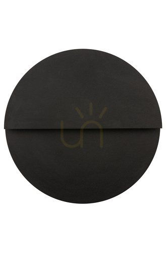 Kontrollera Vägglampa Sigma LUNA M svart stål LED 7W 40862