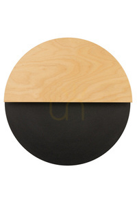 Vägglampa Sigma LUNA M svart/ek plywood LED 7W 40865 small 0