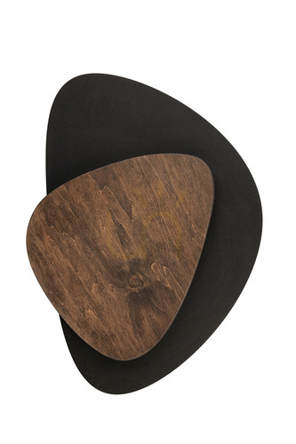 Kontrollera Vägglampa Sigma PEDRA LED svart plywood 25 cm SKU 40869