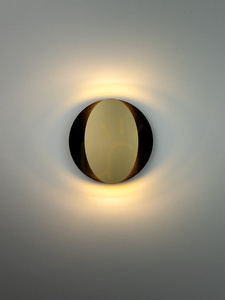 Vägglampa Sigma OVO 2xG9 svart/guld SKU 40871 1 Vägglampa Sigma OVO 2xG9 svart/guld SKU 40871 small 1
