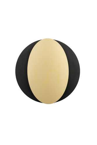 Kontrollera Vägglampa Sigma OVO 2xG9 svart/guld SKU 40871