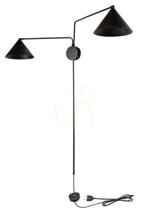 Vägglampa Sigma MAGIC 2xE27 svart 40928 small 0