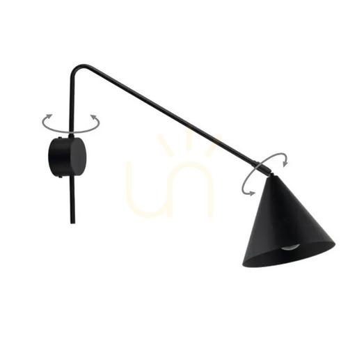 Kontrollera Vägglampa Sigma GALAXY svart E27 40935