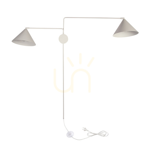 Kontrollera Vägglampa Sigma MAGIC 2xE27 grå 40932